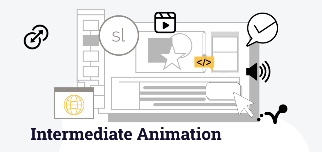 Level 2 animation using Articulate Storyline 360 for scenario-based learning.